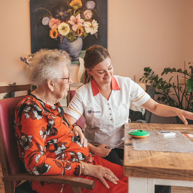 Leren En Werken Silverein Noorderhof Charlotte Spelletje Met Bewoner