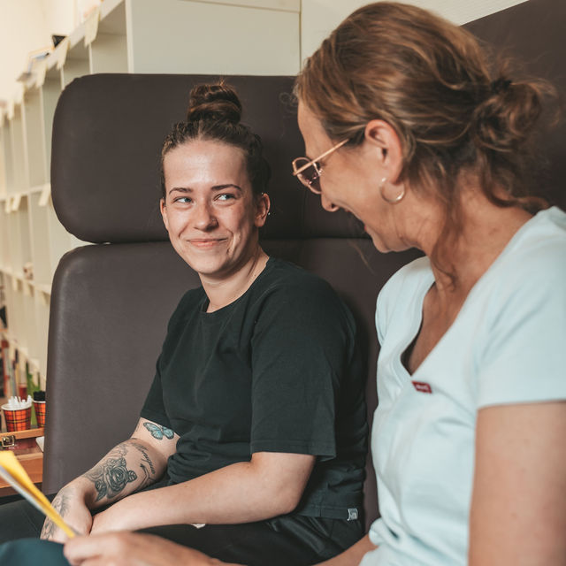 Leren En Werken Silverein Santvoorde Leslokaal Werkbgeleider Martine En Leerling